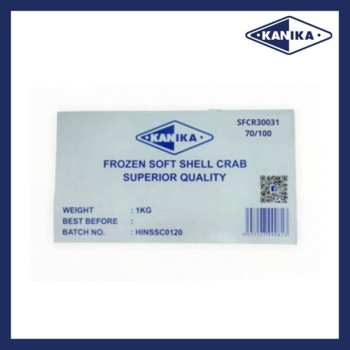SFCR30031 [CSS-40/70-100] FROZEN SOFT SHELL CRAB SIZE : 70/100