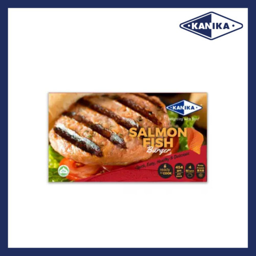 WF80015 [KFS BURGER 454G] KANIKA FROZEN SALMON BURGER